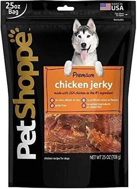 Petshoppe 049022546486 Premium Chicken Jerky Dog Treats Made In Usa Only All Natural 2/2026