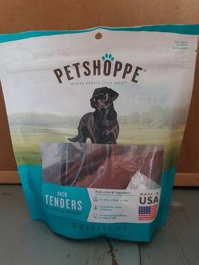 Petshoppe 195602147304 Bb 06/26 Resealable Dog Duck Tenders No Corn Wheat Soy - 12 Oz