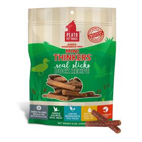 Plato 850002221343 Mini Thinkers Duck Recipe 6oz Natural