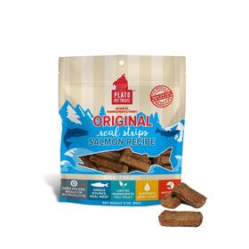 Plato 850002221497 Target Salmon Meat Bars Dog Treats Soft Texture Omega 3 6 Fatty Acids 3oz