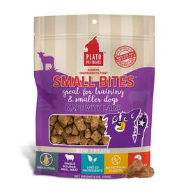 Plato 850016076366 Pet Treats Air Dried Small Bites Dog Natural Bite Sized Real Meat And La