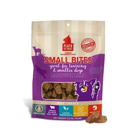 Plato 850016076373 Lamb Dog Treat Variety Pack 1 Small Bites 2.5oz Real Strips 6oz