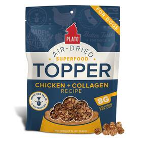 Plato 850016076953 Pet Treats Dog Food Toppers - Air-dried For Dry With
