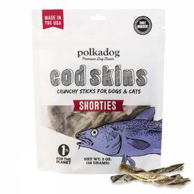 Polkadog 858160007403 Cod Skins For Dogs 2oz Shortie - Single 2 Ounce Pack Of 1