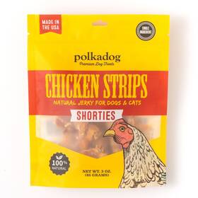 Polkadog 858160007410 Chicken Strip Jerky Dog And Cat Treat - Handmade Single-ingredient G