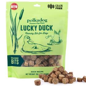 Bbldnug8 Polkadog Lucky Duck Crunchy Training Bits All Natural 7 Ounce Pack Of 1