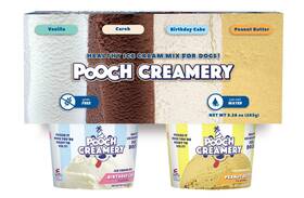 Pooch Creamery 860010028445 Ice Cream Mix For Dogs Sample Pack - 4 Flavors Peanut Butter Birthday Cake