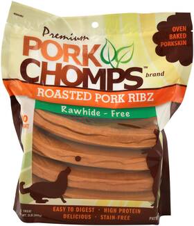 Dt016v Pork Chomps Prem Roasted Ribz 6 Inch 10ct