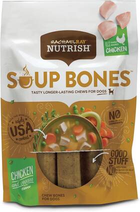 82712 Post Consumer Brands Llc Rachael Ray Nutrish Soup Bones Dog Treats Chicken Veggies Flavor 11