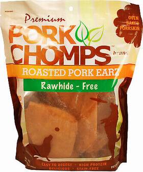 Dt509 Premium Pork Chomps 6 Pack Dog Treats Roasted Earz 10-ct