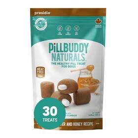 Presidio 628587009485 Buddy Naturals Peanut Butter And Honey Recipe For Dogs 1 Pack 30-count