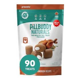Presidio 850031805538 Pill Buddy Naturals - Chicken Recipe Hiding Treats For Dogs M