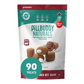 Presidio 850031805552 Pill Buddy Naturals - Beef Recipe Hiding Treats For Dogs Make