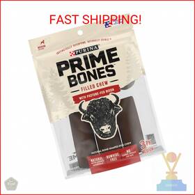 18566 Prime Bones Purina Dog Bone Made In Usa Facilities Natural Medium Treats