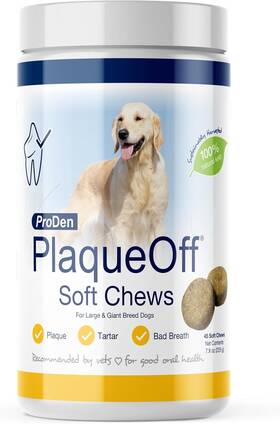 Proden Plaqueoff 445023040009 Soft Chews With Natural Kelp - For Large And Giant Breed Dogs S