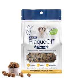 Proden Plaqueoff 797801606677 Scoopables Hickory Smoked Bacon Flavor Dental Bites For Small Dogs