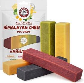 Products Inc. 726084038868 Himalayan All-natural Cheese Dog Chews - Long Lasting Dental Chew For Dogs Hea