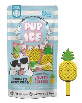 Rr3n4 Pup Ice 7245 Fruity Lollies Pineapple 3pk