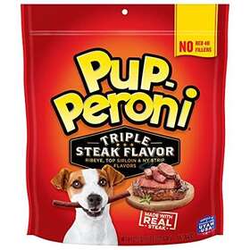 Pup-peroni 079100836253 Triple Steak Flavored Dog Treats 22.5 Ounce