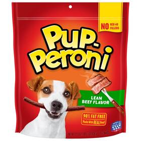 Pup-peroni 079100836314 Dog Treats Lean Beef Flavor 22.5 Ounce Made With Real 90% Fat Free