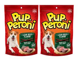 1.01e Pup-peroni Dog Treats Lean Beef Flavor 5.6 Ounce 2 Pack