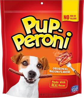 7910083632 Pup-peroni 22.5oz Original Real Bacon Flavor Dog Stick Treats