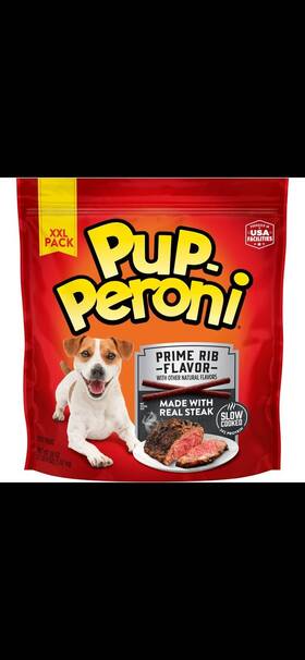 Np003 Pup-peroni Prime Rib Flavor Beef Soft Chews Dog Treats Adult Xxl 38oz