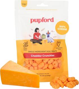 Pupford 313048635609 Cheese Crunchies All-natural Healthy Freeze Dried Single-ingredient
