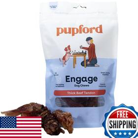 B0cgfs4d2w Pupford Thick Beef Tendon Chews For Dogs Puppies All-natural Dog Chew