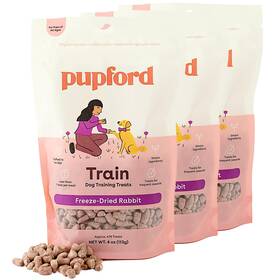 Bnd-rb4-302-fba Pupford Freeze Dried Dog Treats Salmon 4 Oz 3 Pack Training Dogs Puppies 1400