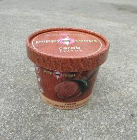 Puppy Cake Llc 011586990944 Scoops Dog Ice Cream Mix Carob Flavor 2.32 Oz Just Add Water And Freeze Usa