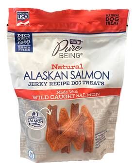 Pure Beins 061463672650 Pur Being Alaska Salm N Jerky Recipe Dog Treats 7 Oz