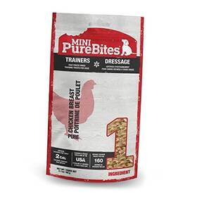 Un0601 Pure Treats Mini Freeze Dried Dog 1 Ingredient Made In Usa 2.1oz Chicken