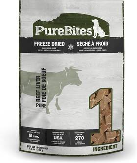 1pb312bl Purebites Beef Freeze Dried Dog Treats 1 Ingredient Made In Usa 11oz