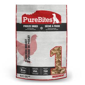 1pb525po Purebites Chicken Freeze Dried Dog Treats 1 Ingredient Made In Usa 18.5oz
