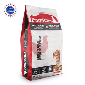 1pb794po4 Purebites Chicken Freeze Dried Dog Treats 1 Ingredient Made In Usa 28 Oz Pack