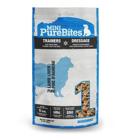 Purebites 878968002585 Mini Lamb Freeze Dried Dog Treats 1 Ingredient Made In Usa 2.4oz