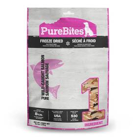 Purebites 878968003100 Salmon Freeze Dried Dog Treats 9.5oz 270g - Super Value Size
