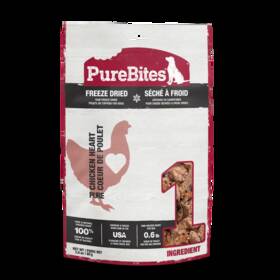 Purebites 878968003599 Chicken Heart Freeze Dried Dog Treats 3 Oz