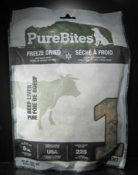 Vkk45 Purebites Freeze Dried Beef Liver Treats For Dog 8.8 Oz 100% Pure