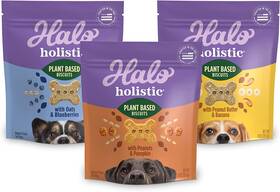 91148  Purely For Pets Plant-based Dog Treats Variety Pack Oats And Blueberries Peanut Butter Banana