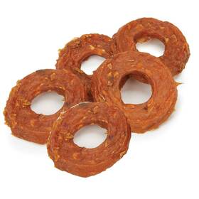 Ppzx5400 Purepet Natural Dog Ring Treat Bulk Packs Delicious Protein Packed Chicken Duck Salmon