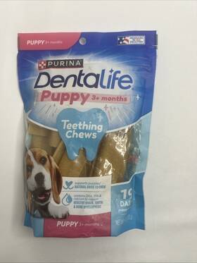 Purina 017800100526 Usa Dentalife Puppy Teething Chews Small Dog 3 Months Chicken Bb 10/2025