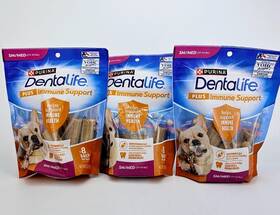 Bb03 Purina 017800100892 Dentalife Immune Support Sm Med Dental Dog Treats 8 Ct Lot Of 3 Bb03/25