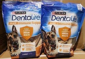 Purina 017800100984 2 Dentalife Immune Large Dog Dental Chews Daily 38ct Clean Teeth Treat