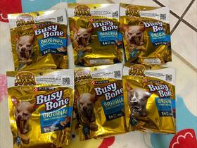 Purina 038100102966 Lot 6 Busy Bone Dog Chew Treats For Small Dogs Tiny 14 Count Pouch