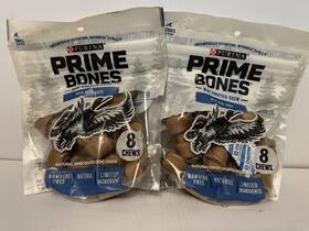 19058 Purina 2 Prime Bones Mini Knotted Rawhide Free With Natural Duck Chewy Dog Tre