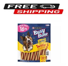 38100-18505 Purina Busy Bone With Begginft Twistftd Adult Dog Chew 18 Ct. Great Price