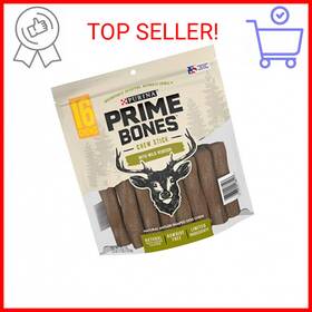 38100-18876 Purina Prime Bones Chew Stick With Wild Venison 16 Chews
