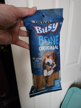4056 Purina Pack Of 2 Busy Bone Original Dog Treats Long-lasting Chew 7 Fl Oz